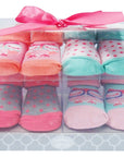 Mothers Choice 4 Pack Baby Socks Gift Pack Owl