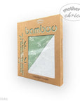 Bamboo hooded towel packaging with 'Mother's Choice' branding on a white background