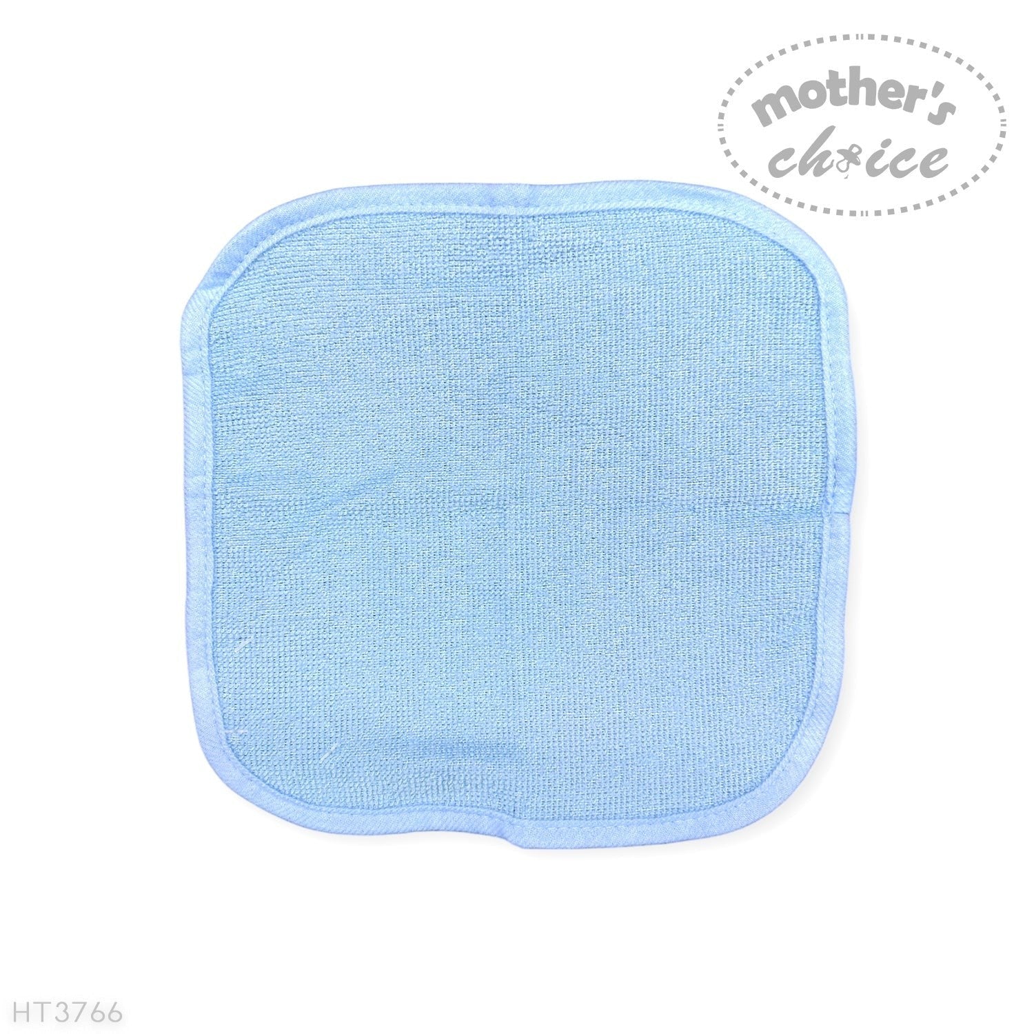 Blue square cloth with 'Mother's Choice' branding on a white background