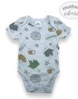 M/C 2 PACK ROMPER 'MINT ART' 3-6M