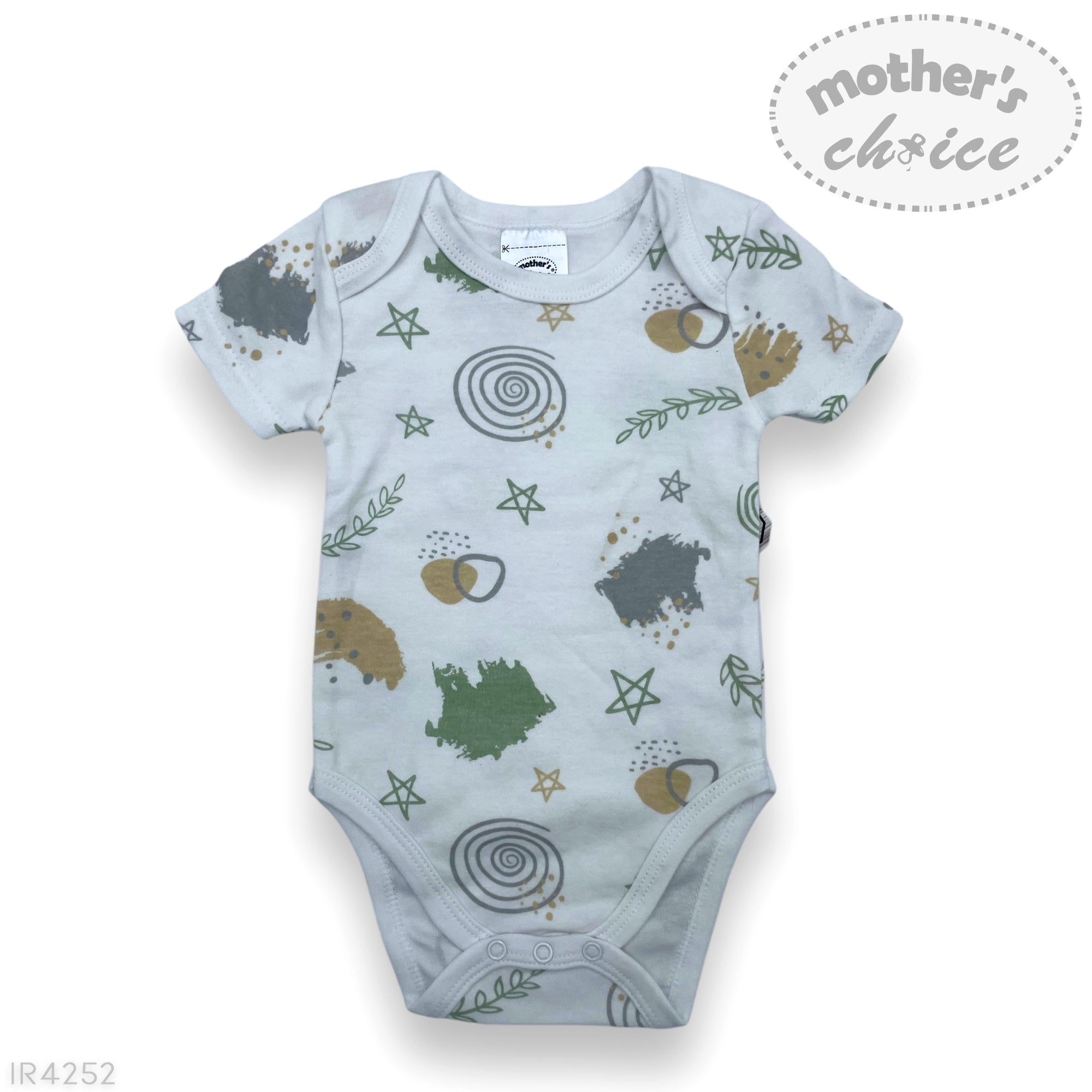 M/C 2 PACK ROMPER &#39;MINT ART&#39; 3-6M